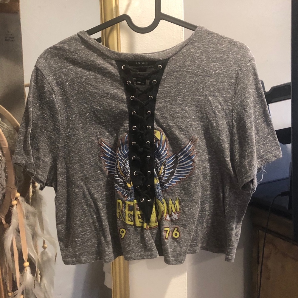 Vintage crop top tee